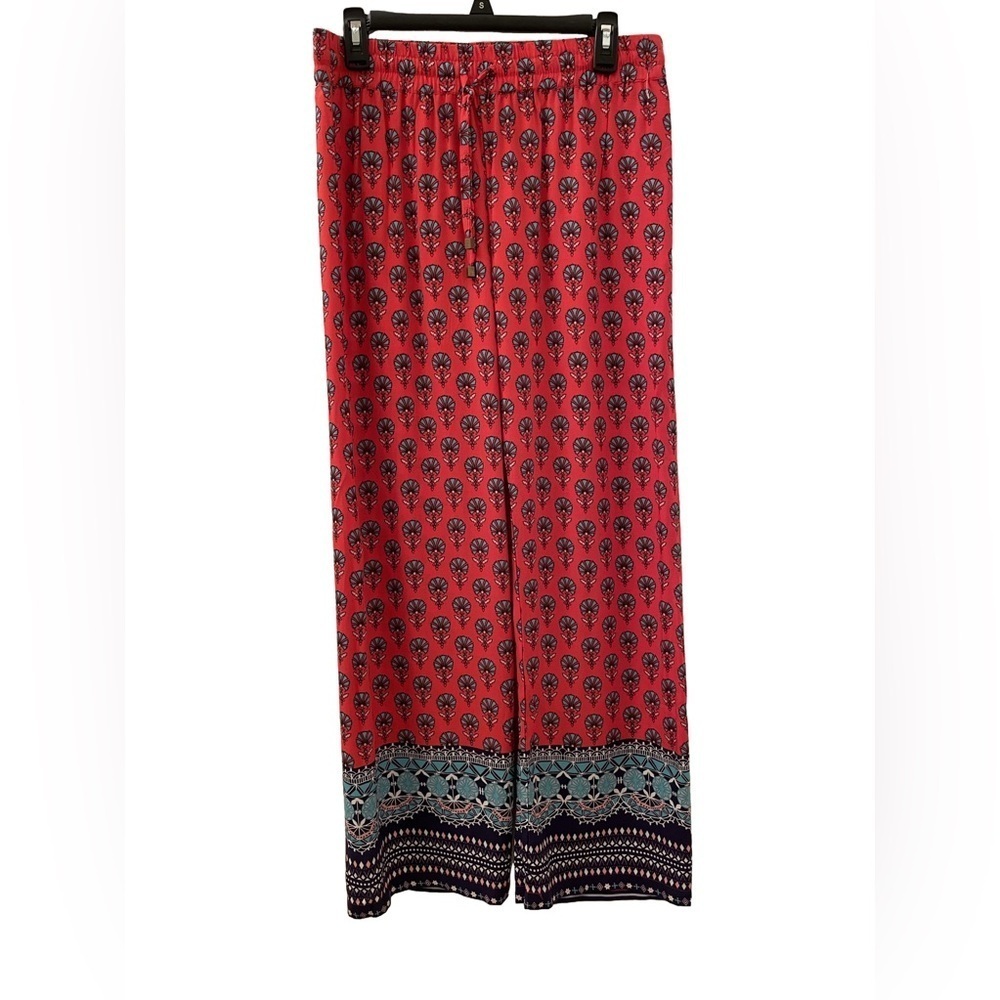 Hester & Orchard Anthropologie NWT Palazzo Pants Amazing Sacred Geometry Print